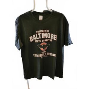 Silence of the lambs - Baltimore insane hospital t-shirt - L - black - NEW
